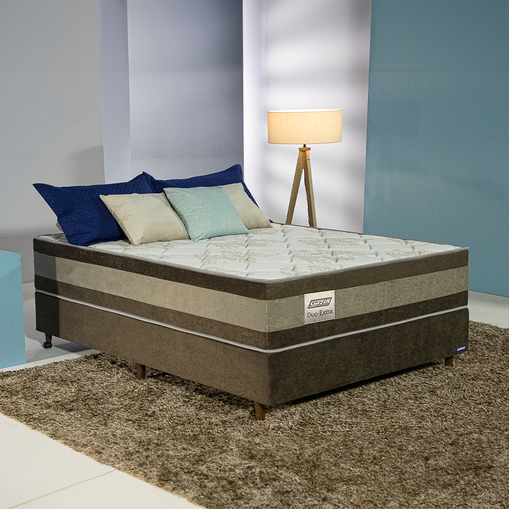 Cama Box Gazin Espuma Casal Misto Duo Extra 138x188