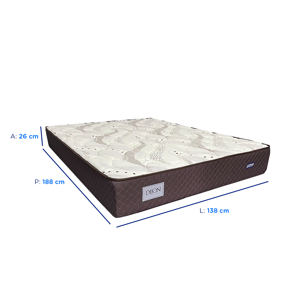Colchão Casal Molas BlueWave Gazin Dijon 138x188