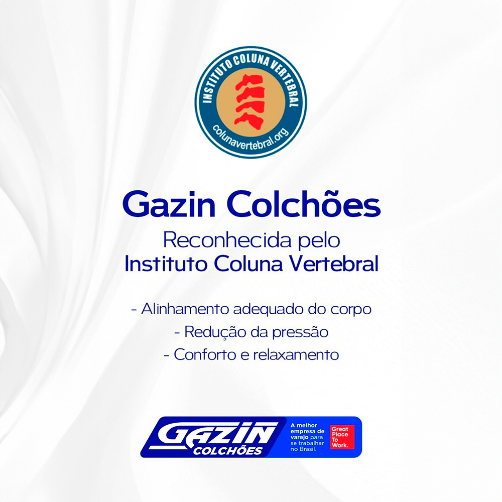 Colchão Casal Molas BlueWave Gazin Dijon 138x188