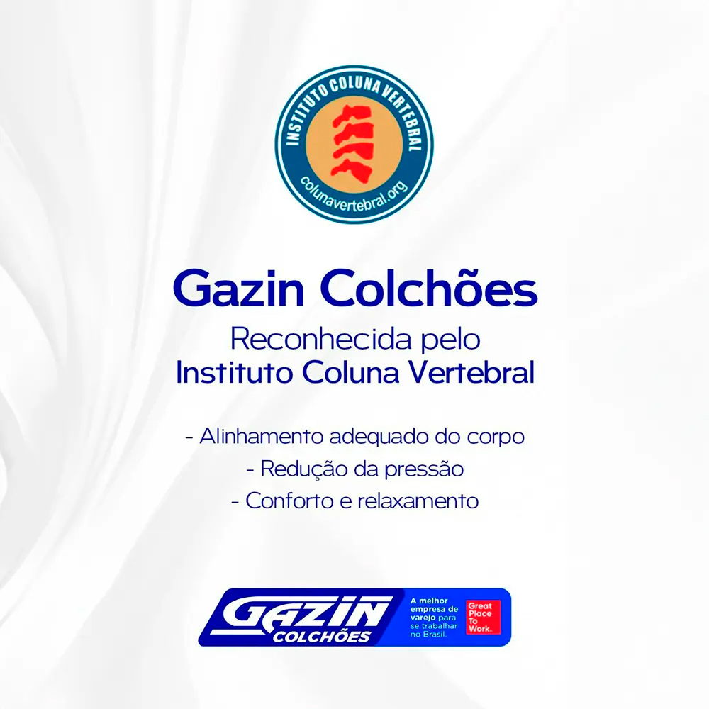 Colchão Casal Molas Ensacadas Gazin Primeline HR 138x188