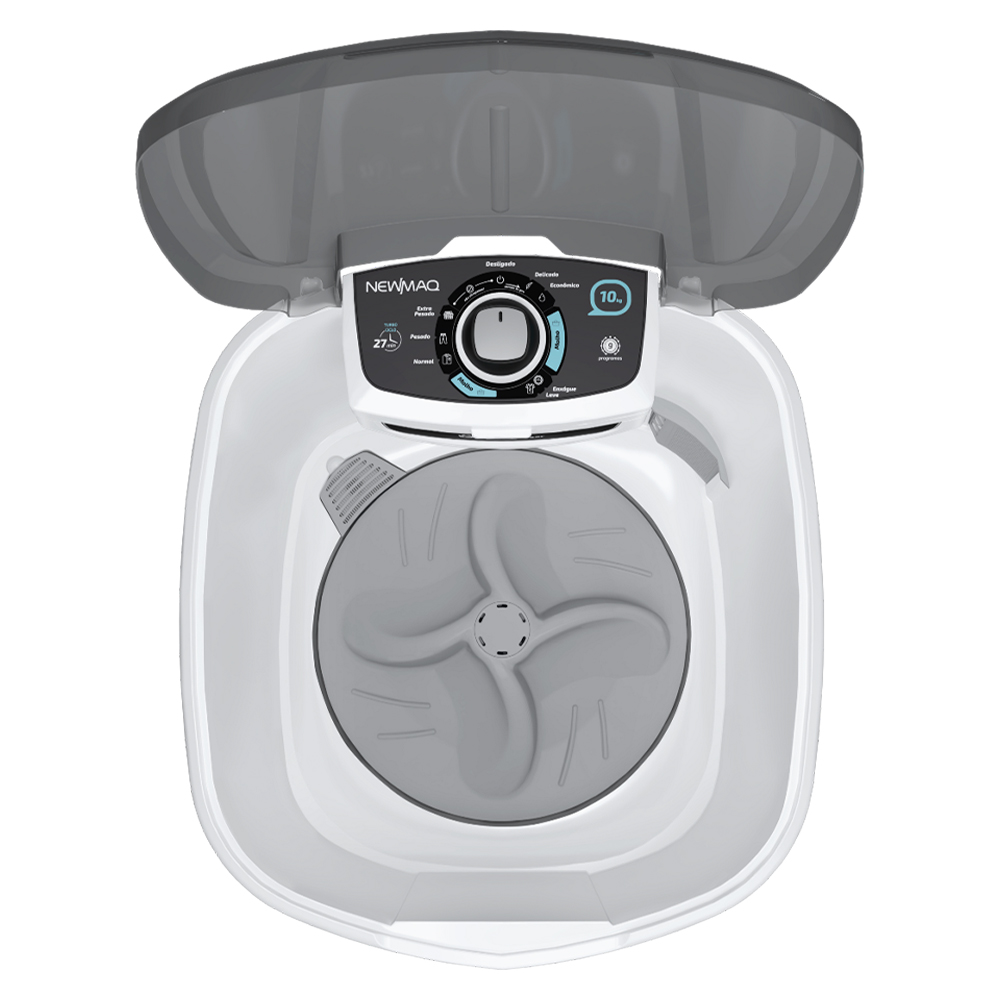 Tanquinho Newmaq 10kg Semiautomático com Big Dispenser