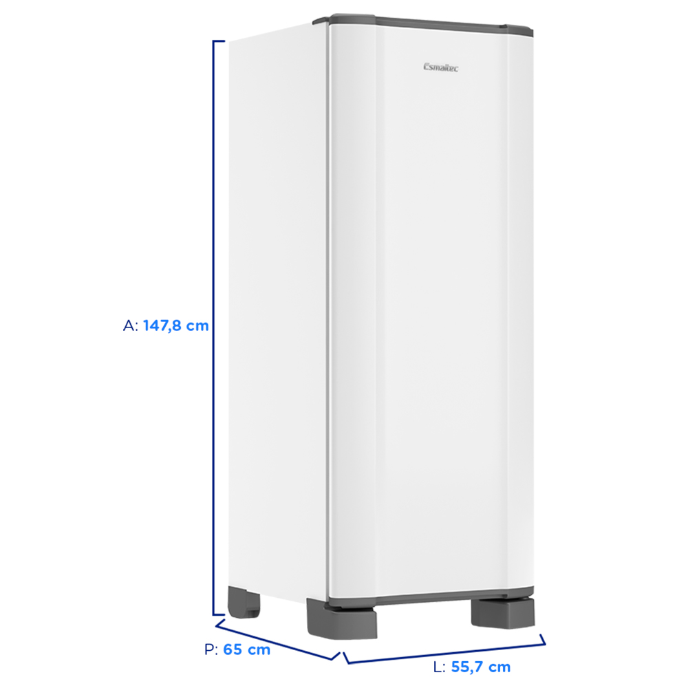 Geladeira Esmaltec 245L Cycle Defrost Inverter ROC31 Pro