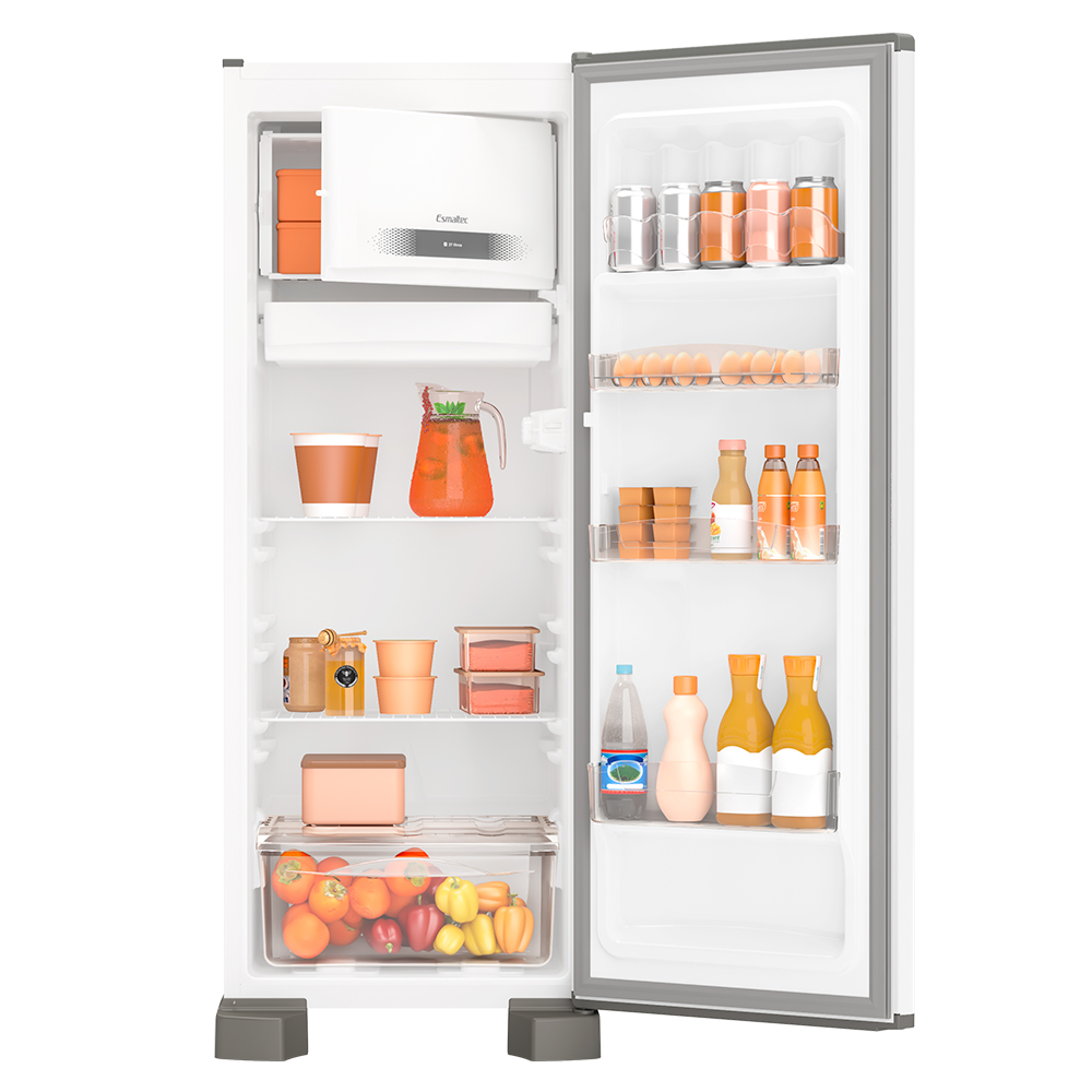 Geladeira Esmaltec 245L Cycle Defrost Inverter ROC31 Pro