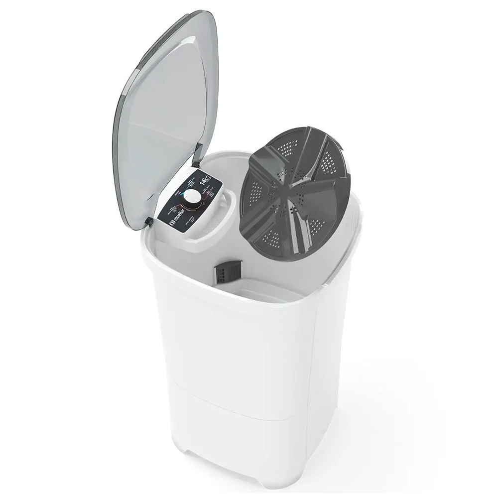 Tanquinho Mueller 14kg Semiautomático com Agitador Removível MLT14B