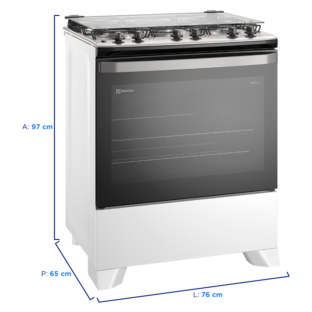 Fogão Electrolux 5 Bocas Efficient Mesa Inox Fe5Iw