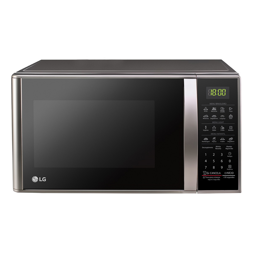 Micro-Ondas LG Solo 30L Cozimento Perfeito MS3043BR