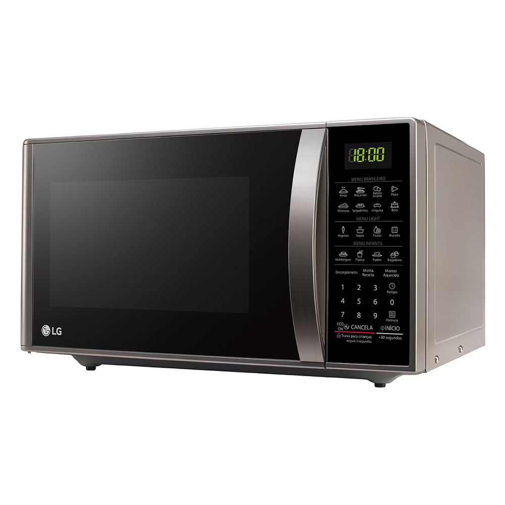 Micro-Ondas LG Solo 30L Cozimento Perfeito MS3043BR