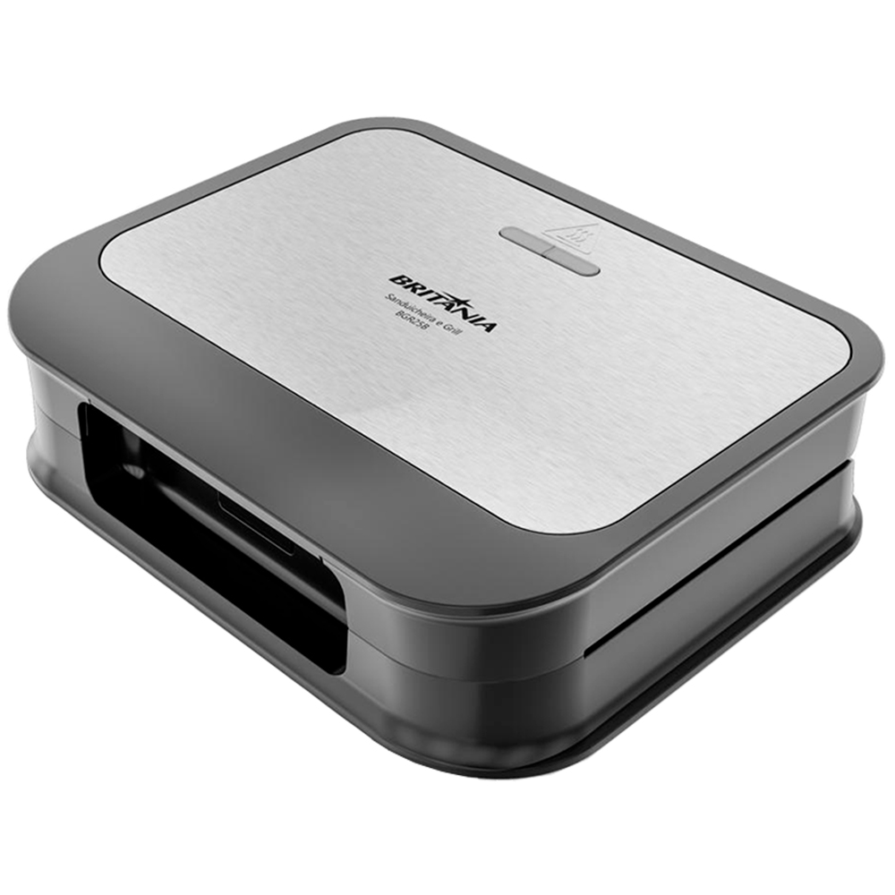 Grill Sanduicheira Britânia BGR25B Antiaderente 750W