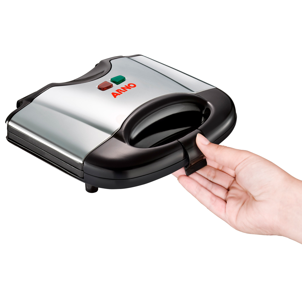 Grill Sanduicheira Arno Inox Antiaderente SACS 700W