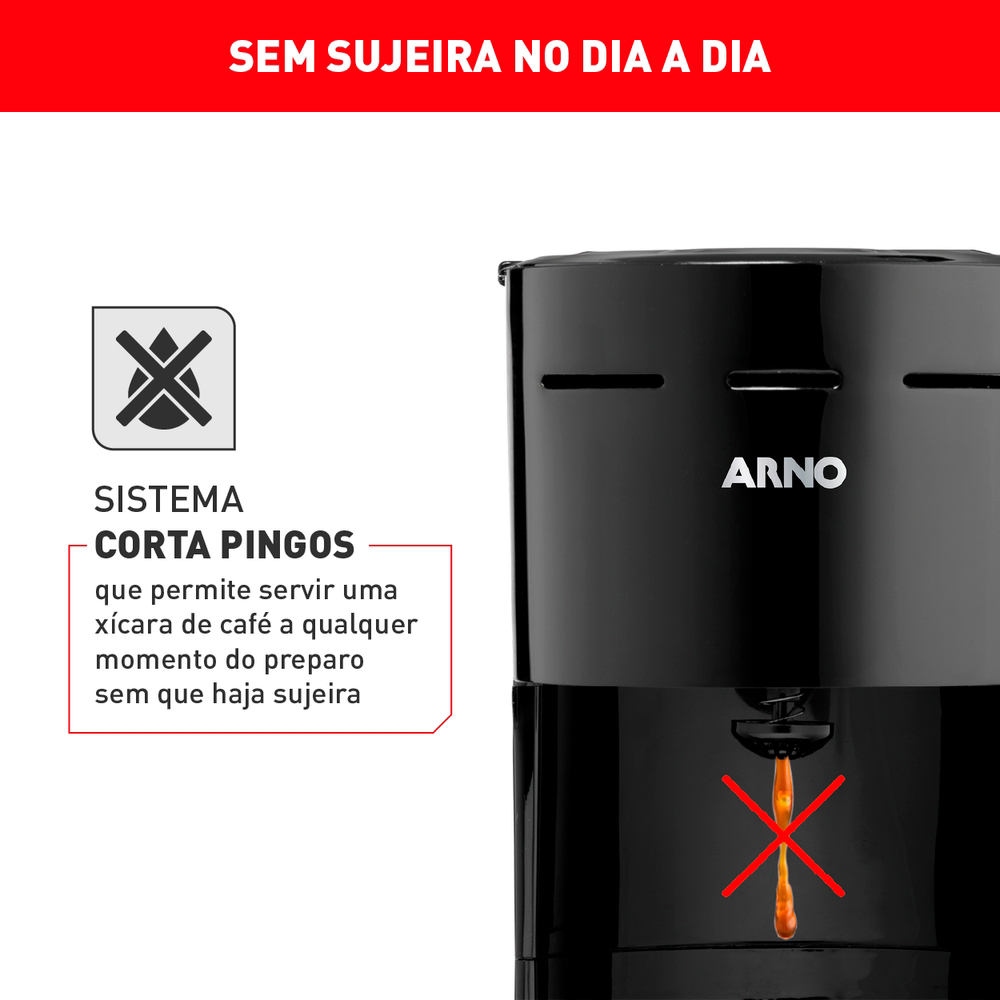 Cafeteira Elétrica Arno Classic 0,6L CFC1