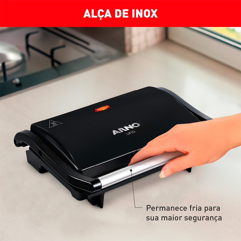 Grill Sanduicheira Arno Panini GPTO 850W
