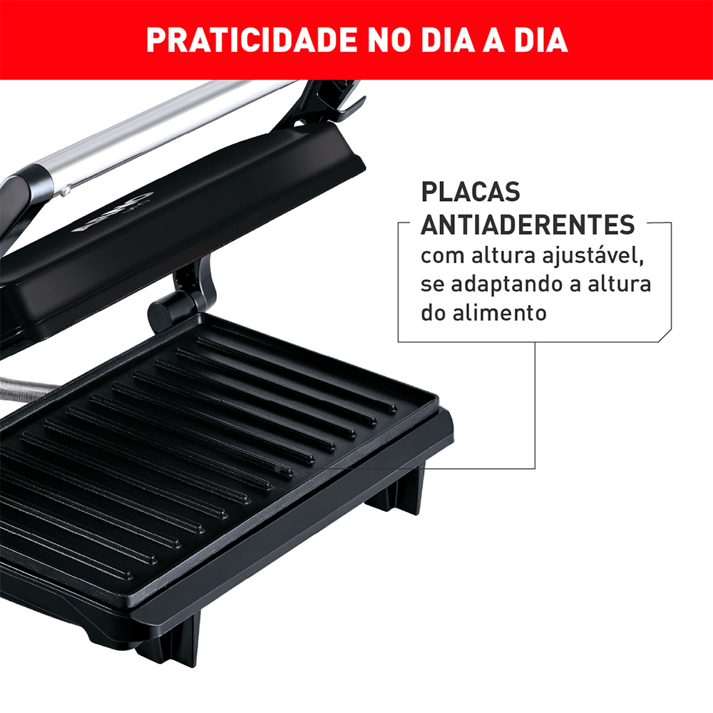 Grill Sanduicheira Arno Panini GPTO 850W
