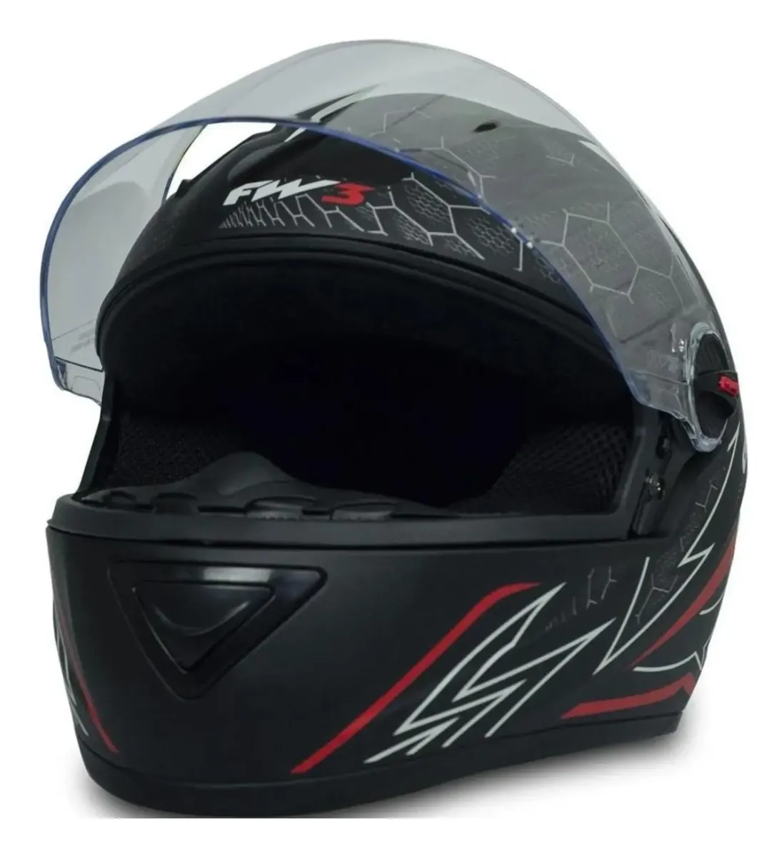 Capacete Fechado Fw3 Com Narigueira Gt Gt2 Gt5