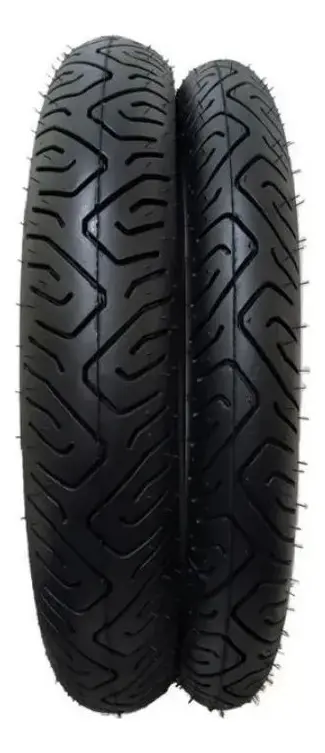 Par de Pneus Moto Honda Titan 150/160 100/90-18 + 2.75-18 Sport