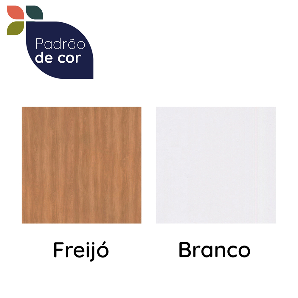 Balcão com Tampo 1 Gaveta 80cm Macadamia Telasul