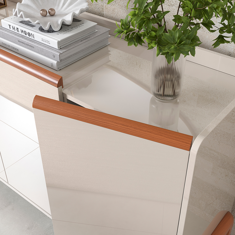 Buffet 4 Portas MDF MDP Elegance Lukaliam