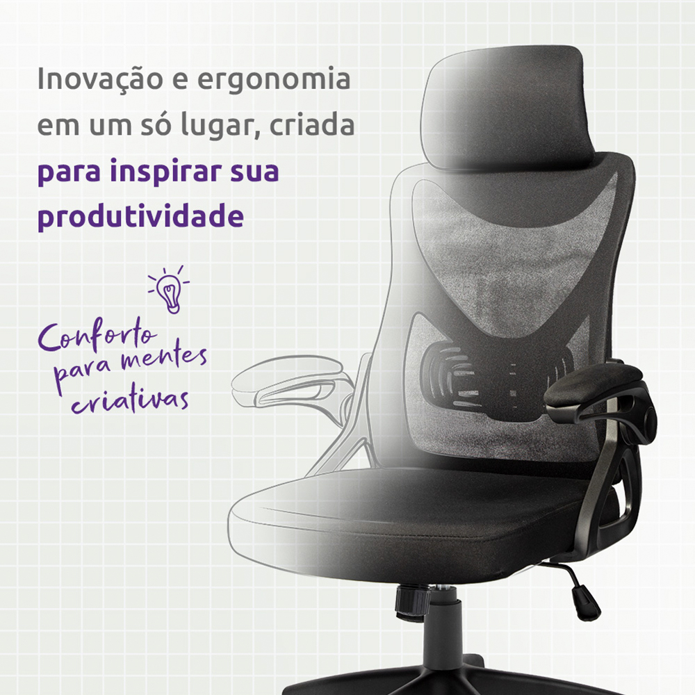 Cadeira Giratória Viper Pro Creative Rodízios