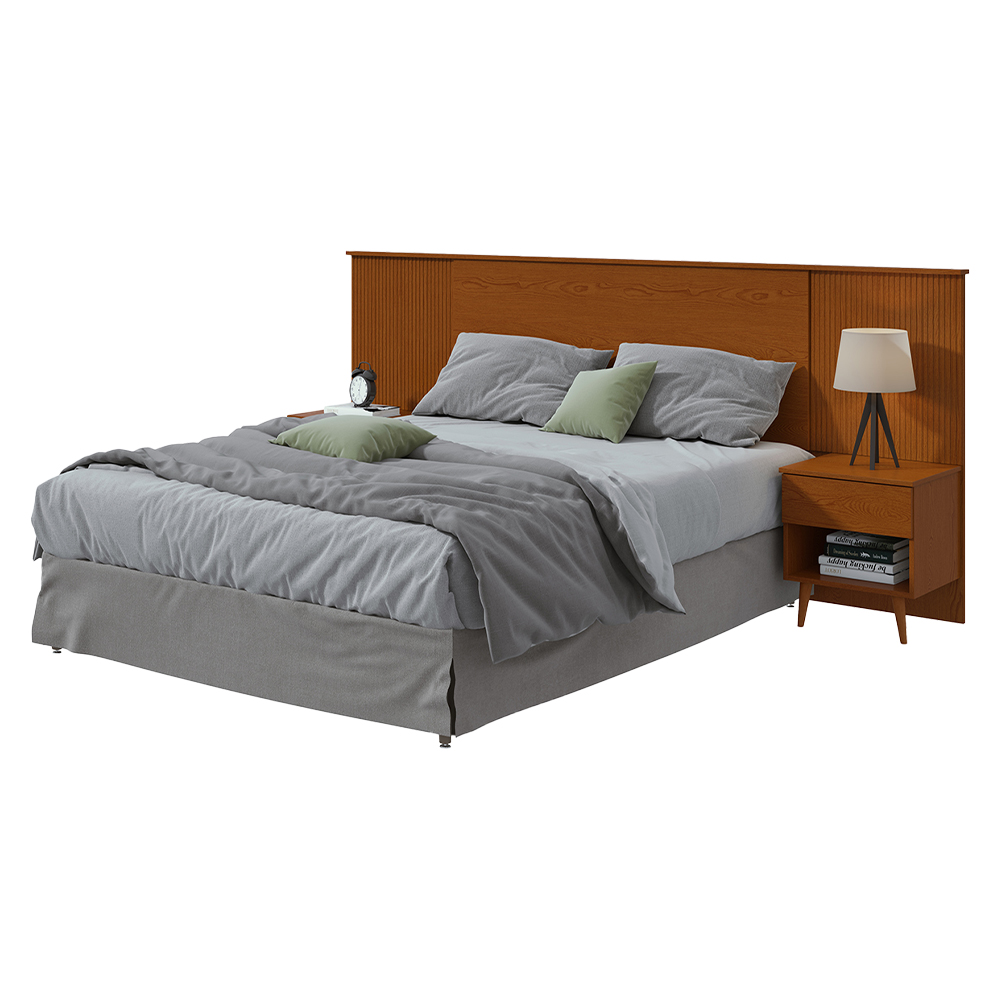 Cabeceira Casal Extensiva 259cm Like Lopas