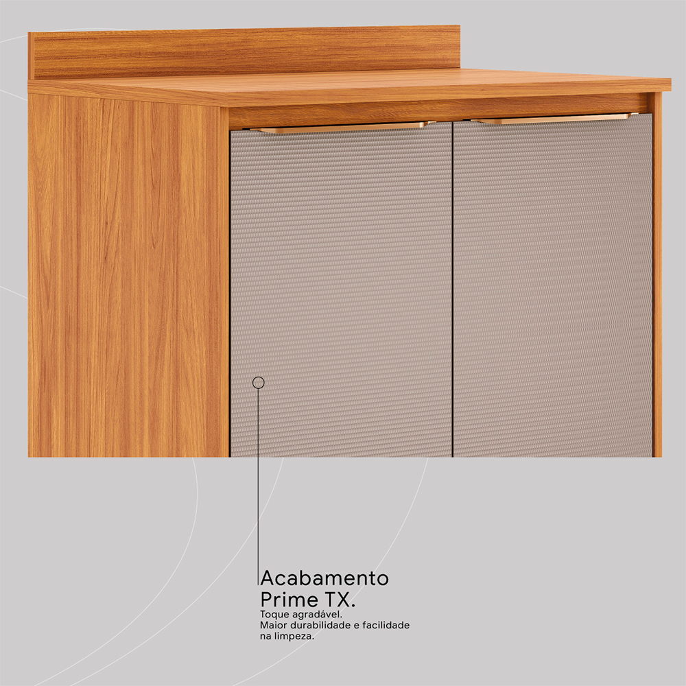 Balcão com Tampo 2 Portas 80cm Plena Demóbile