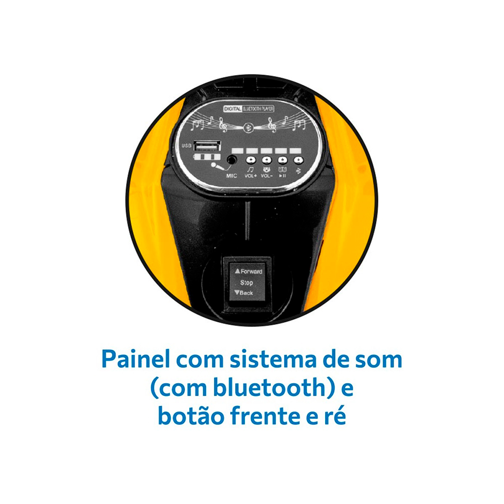 Moto Elétrica Infantil Bandeirante Adventure 2926 12V