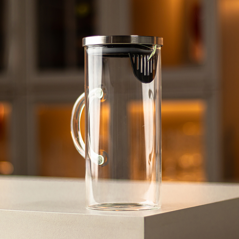 Jarra de Vidro 1L Borossilicato Elegance Mark Blank