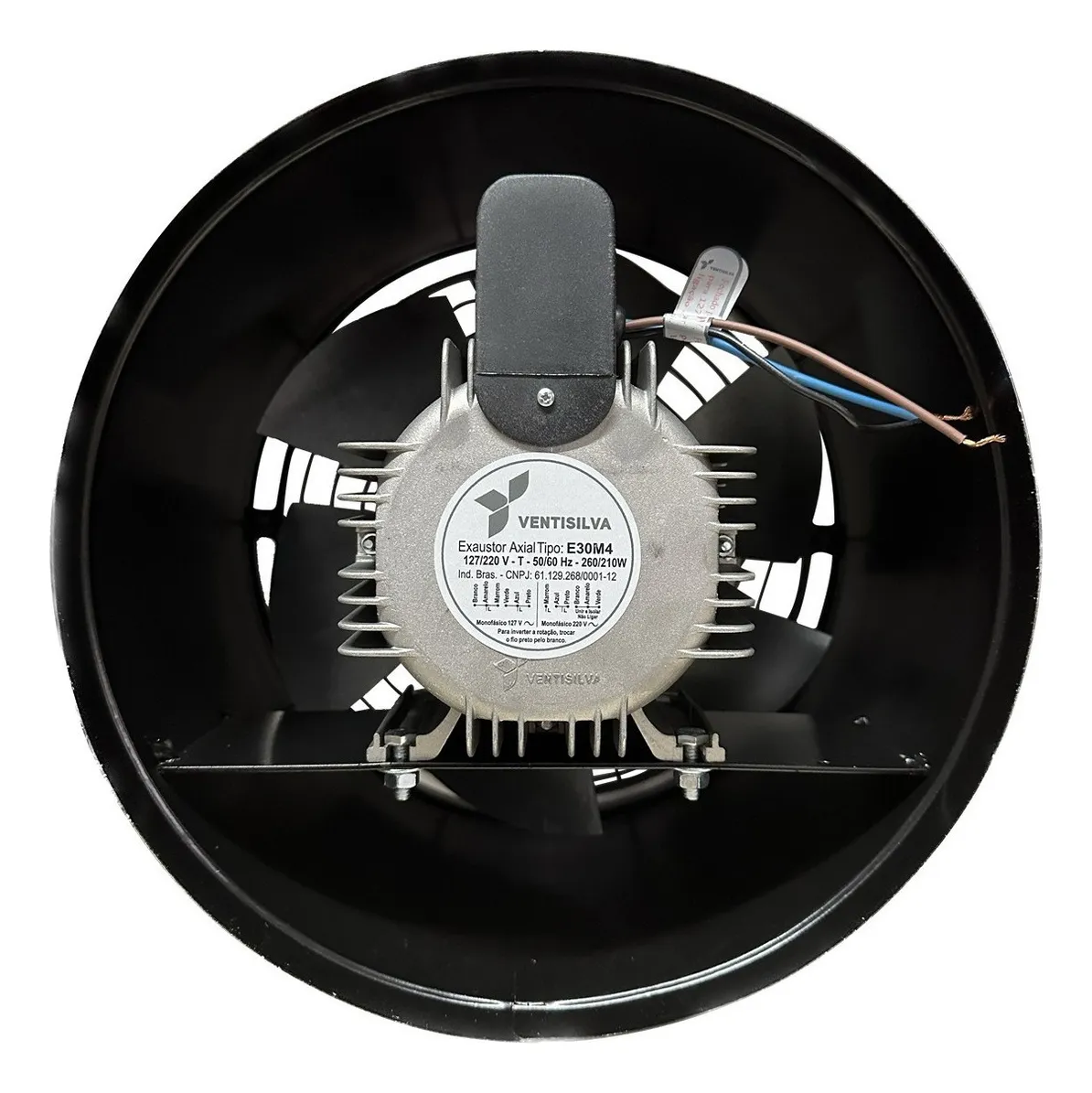 Exaustor Industrial Axial 30cm Monofásico Ventisilva E30 M4