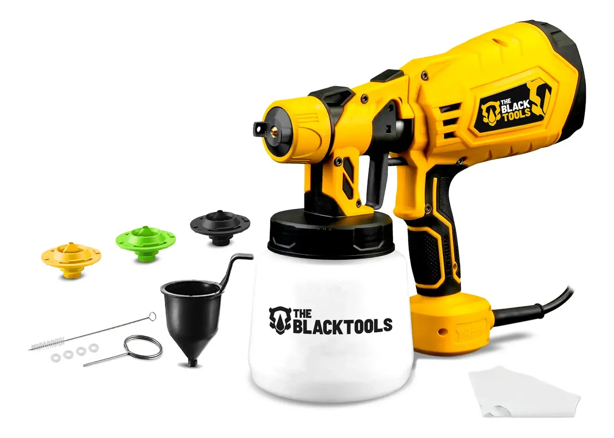 Pulverizador de Tinta HVLP 1,4L 600W com 4 Bicos TPP150