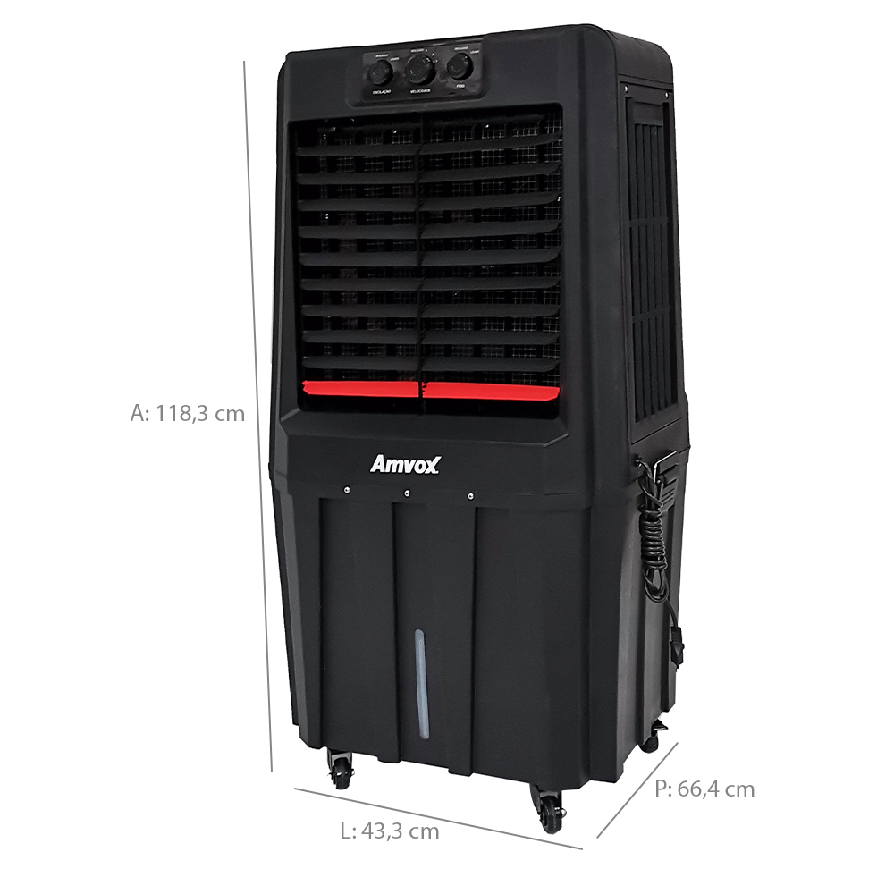 Climatizador de Ar Amvox 90L 3 Velocidades ACL9022