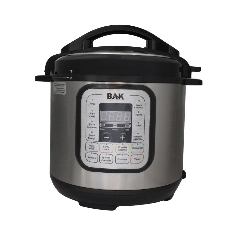 Panela de Pressão Elétrica Digital BAK 6L PPE601