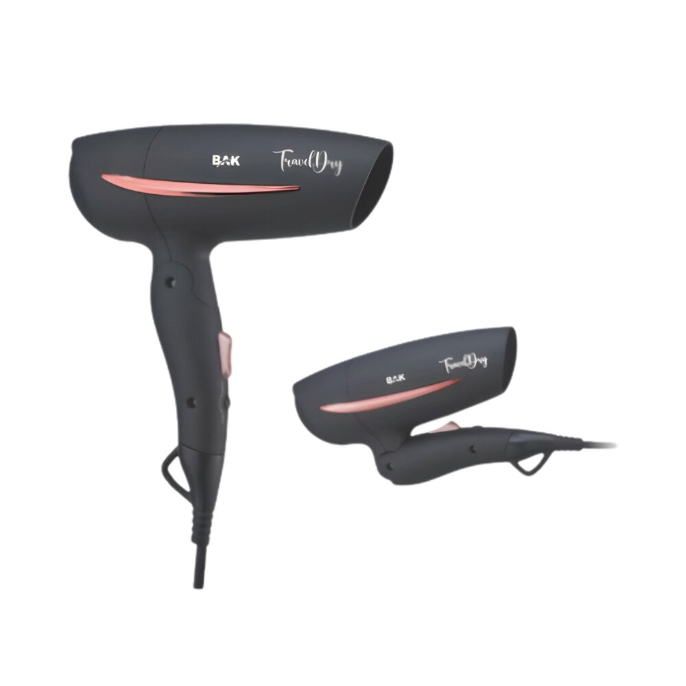 Secador de Cabelo Dobrável BAK SC125VIA Bivolt